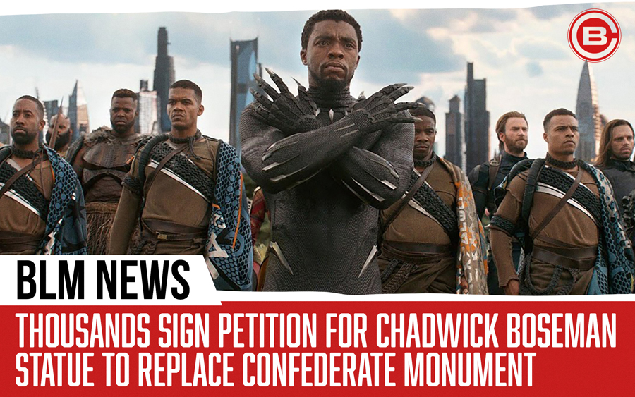 Thousands Sign Petition For Chadwick Boseman Statue To Replace Confederate Monument